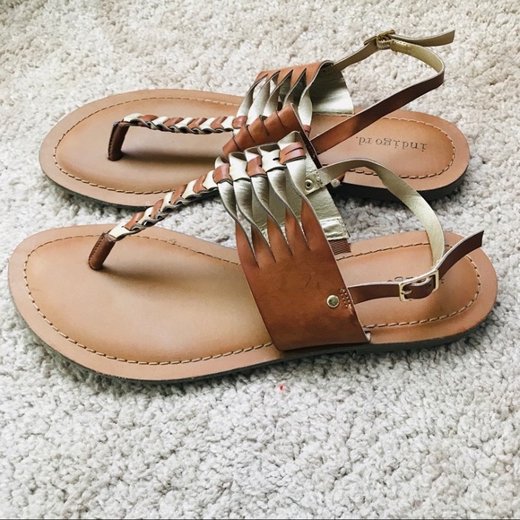 indigo rd gladiator sandals